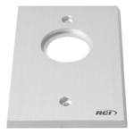 RCI - DORMAKABA 960MAX28 – Placa para Interruptor / Aluminio Extruido 1/4' / Bordes Biselados / Anodizado Pulido / Compatible Cajas Estándar