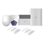 HIKVISION DS-PHA64-LP/PACK(B) – Kit Panel de Alarma Híbrido / 64 Zonas / Teclado LCD con Lector de Tags / Sirena 105 dB IP54 / PIR 18 m (59 ft) 90° / Inmune a Mascotas 10 kg