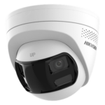 HIKVISION DS-2CD1363G2P-LIUF/SL – Cámara Turret IP / 6 Megapixel / Dual Lente 2.8 mm / Panorámica 180° / IR 30 m (98.4 ft) / Luz Blanca 30 m (98.4 ft) / IP67 / Audio Bidireccional / PoE