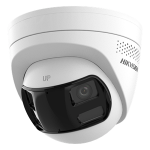 HIKVISION DS-2CD1363G2P-LIUF/SL – Cámara Turret IP / 6 Megapixel / Dual Lente 2.8 mm / Panorámica 180° / IR 30 m (98.4 ft) / Luz Blanca 30 m (98.4 ft) / IP67 / Audio Bidireccional / PoE