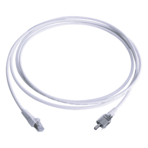 SIEMON T2E2-03M-B02L – Patch Cord / Cat5e 10/100BASE-T / 2 Pares / LS0H / 3 Metros (9.84 Pies) / Blanco