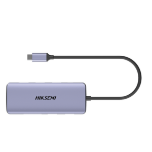 HIKSEMI by HIKVISION HS-HUB-DS11 – Hub USB-C 11 en 1 / HDMI 4K + VGA / 4 Puertos USB / RJ45 Gigabit / PD 100W / Lector SD y Micro SD / Aluminio