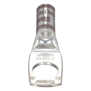PANDUIT LCA2-12-Q – Zapata de Compresión / Cable 2 AWG / Orificio 1/2 in (12.7 mm) / Mirilla de Inspección / 35 kV / UL y CSA