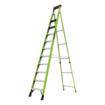Little Giant Ladder Systems SENTINEL12 – Escalera Industrial / Fibra de Vidrio / 3.65 m (12 ft) / Capacidad 170 kg / Tipo IAA / Doble Modo / Almohadilla Giratoria