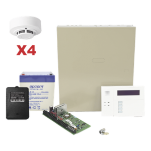 HONEYWELL HOME RESIDEO VISTA48LASMK/6160RF – Panel de Control de Alarma / 48 Zonas Híbrido / 3 Particiones / Receptor Inalámbrico 60 m (196.9 ft) / 4 Detectores de Humo / Total Connect 2.0