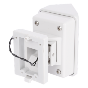 HIKVISION DS-PDB-EX-W/A – Montaje para Sensor PIR Exterior / Ajuste 90° / Cobertura Extendida 90° / Incluye Adaptador