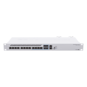 MIKROTIK CRS312-4C+8XG-RM – Cloud Router Switch / 8 Puertos 10G RJ45 / 4 Puertos Combo RJ45/SFP+ / 120 Gbps / 1U Rackmount