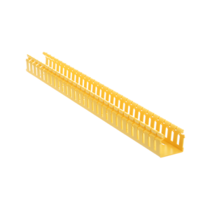 PANDUIT H2X2YL10 – Canaleta Ranurada / PVC sin Plomo / 2.17 in Ancho / 1.92 in Alto / 10 ft Largo / Amarillo / Tipo H