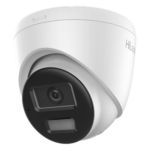 HiLook by HIKVISION IPC-T220HA-LUC – Cámara Turret IP / 2 Megapixel / Dual Light IR 20 m (65.6 ft) + Luz Blanca 15 m (49.2 ft) / Lente 2.8 mm / Ángulo 101° / Audio Integrado / IP67 / PoE