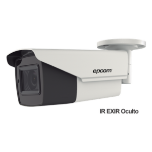 EPCOM PROFESSIONAL B4K-TURBO-Z – Cámara Bullet TURBOHD 4K / Lente Mot. 2.7 a 13.5 mm / IR EXIR 80 m / 262 ft / IP67 / 12 Vcc - 24 VCA / dWDR
