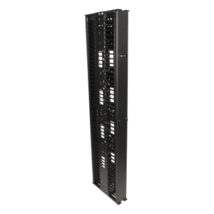 SIEMON VCM-10D – Organizador Vertical Doble / 45UR / Acero 16AWG / 10in (254 mm) / Alta Densidad / 5,616 Cables