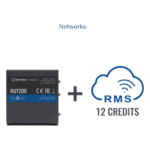 TELTONIKA RUT200+1YRMS – Router Celular Industrial / 4G LTE Cat 4 / 150 Mbps / Wi-Fi 2.4 GHz / -40°C a 75°C / Gestión RMS 1 Año