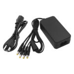 EPCOM POWERLINE PLK12DC4CH – Fuente de Poder / 4 Salidas Jack Macho / 12 Vcc / 5 A / 60 W / 100-240 V~ / 4.6 x 2.4 x 1.3 pulg