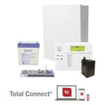 HONEYWELL HOME RESIDEO VISTA48/6150TB – Panel de alarma híbrido / Hasta 48 zonas (40 inalámbricas) / 3 particiones / 48 usuarios / Kit con teclado, batería y transformador