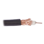 VIAKON RG59USYSCOB – Cable Coaxial RG59 / Conductor Cobre 20 AWG / Blindaje 80% / 6.5 mm OD / 76 Ohm / 82% Velocidad