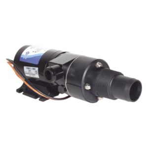 JABSCO 18590-2092 – Bomba Maceradora / 12 Vcd / Caudal 43 l/min a 3 m / Altura Máxima 6 m / Entrada 38 mm (1½") / Descarga 25 mm (1") / Autocebante 0,6 m