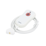 IBERNEX NX0881/MG – Pulsador de Cama / Antibacteriano / Botón de Alarma 20 mm / IP67 / Cable 2 m Resistente al Fuego / Braille SOS
