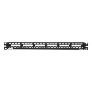 PANDUIT CP24WSBLY – Panel de Parcheo Modular / 24 Puertos / 1UR / Plano / Totalmente Blindado / Acero Inoxidable
