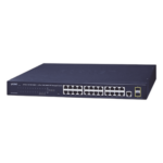 PLANET GS-4210-24T2S – Switch Administrable Capa 2 / 24 Puertos Gigabit RJ45 / 2 Puertos SFP 100/1000X / 52 Gbps / 1U Rack / 17.5 x 8.15 x 1.77 in