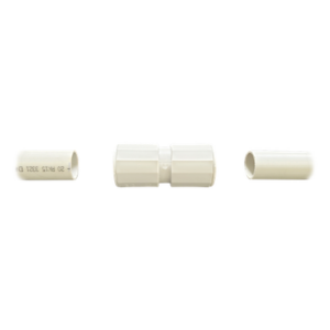 CHAROFIL DX-43-025 – Cople para Tubería Rígida / 25 mm (1") / IP67 / Libre de Halógenos / Auto-extinguible / Sin Pegamento