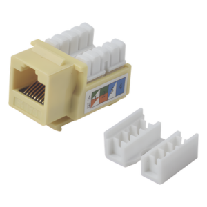 LINKEDPRO BY EPCOM LP-KJ-505-YE – Jack Keystone Cat5e / Terminación 110 Punchdown / RJ45 Sin Blindaje / 90° / 24-26 AWG / Amarillo