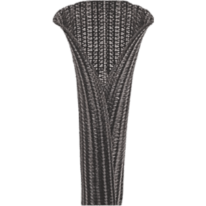 PANDUIT SE125PS-LQR0 – Funda expandible trenzada / 1.25 in / 10.5-14.1 mm ID-OD / 75 ft / -40 a 50°C / PET / negra