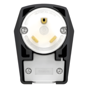 HUBBELL HUB-HBL-TT-30PA – Clavija Industrial Extra Pesada / 30A 125V / NEMA TT-30P / 2 Polos 3 Hilos / UL Tipo 3R / Exterior