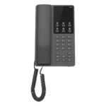 GRANDSTREAM GHP621 – Teléfono IP Hotelero / 2 Líneas SIP / Audio HD Opus / 6 Teclas Programables / 10 Marcación Rápida / Montaje Pared o Escritorio