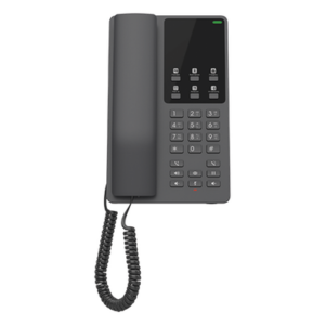 GRANDSTREAM GHP621 – Teléfono IP Hotelero / 2 Líneas SIP / Audio HD Opus / 6 Teclas Programables / 10 Marcación Rápida / Montaje Pared o Escritorio