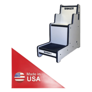 RANGER SECURITY DETECTORS BOSS-II – Detector de Metales tipo Silla / Escaneo No Intrusivo / 5 Sensores / Sensibilidad Ajustable 0-99% / Madera de Abedul con Recubrimiento RF