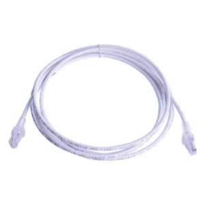 SIEMON MC6-10-02B – Patch Cord Cat6 UTP / CM-LS0H / 3.05 m (10 ft) / 26 AWG / Alta Densidad / PoE++ / Blanco