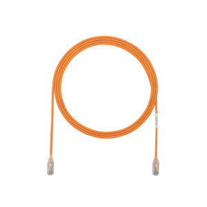 PANDUIT UTP28SP8INOR – Cable de Parcheo UTP / Cat6 / 28AWG / 3.8 mm / 20.2 cm (0.66 ft) / LSZH-CM / Naranja