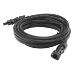 EPCOM POWERLINE CBLMC42P5MBLKV2 – Cable Fotovoltaico / 2.5 m (8.2 ft) / 10 AWG / Terminales MC4 Macho-Hembra / 30A / Negro