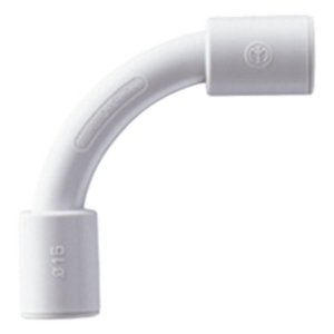 CHAROFIL DX43116 – Curva Morbidx para Tubo / IP67 / Libre de Halógenos / Ø 16 mm / Gris RAL7035 / 78.8 mm Largo