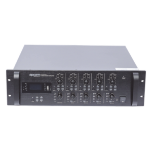 EPCOM PROAUDIO SF-4240MP – Mezclador Amplificador de Audio - 4 zonas de 240W RMS Hasta 960W | 4 Canales | 5 Entradas | MP3 Tuner USB/SD | 1 Entrada de Micrófono