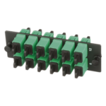 PANDUIT FAP12WAGSCZ – Placa Acopladora de Fibra Óptica / 12 Conectores SC/APC / Monomodo OS1/OS2 / Color Verde / Cerámica Zirconia