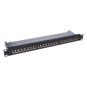 LINKEDPRO BY EPCOM LP-PP-CS-6A-24P – Panel de Parcheo / 24 Puertos / Cat6A Blindado / 1U Rack / T568A/B / 0 a 70°C