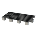 EPCOM POWERLINE VEKTOR8R – Kit de Montaje Fotovoltaico / 4 Módulos 30-35 mm / Riel No.8 / Viento 136 km/h (84.5 mph) / Inclinación 20° a 45° / Longitud 5400 mm (17.7 ft)
