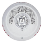 SYSTEM SENSOR SPSCWLED – Bocina con Estroboscópico / Montaje en Techo / Flash 1 Hz / Altavoz 8' con Puente para Plafón / Diseño Compacto / Menor Consumo de Energía