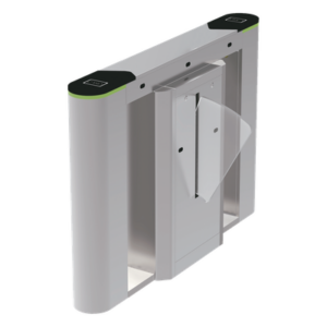 ZKTECO FBL6200 – Barrera de aleta bidireccional / 30 personas por minuto / Apertura 1 segundo / Acero inoxidable / LED indicadores / 98 pies por minuto