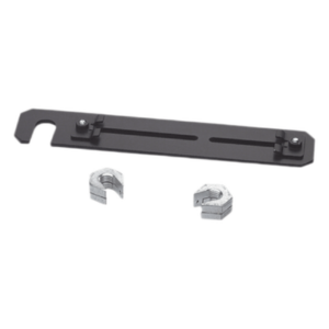PANDUIT FR6TRBE58M – Soporte de Montaje a Techo / Varilla Roscada 16mm (5/8') / Canaletas 4x4 y 6x4 / Acero Negro / 10" (L) × 2" (An) × 0.4" (Al)