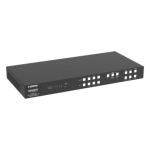 EPCOM PROAUDIO EPPMXB44VW – Switch Matrix HDMI / 4x4 / 18 Gbps / 4K@60Hz / HDCP 2.2 / TCP-IP y RS-232 / Audio LPCM y Dolby True HD / Conectores Phoenix