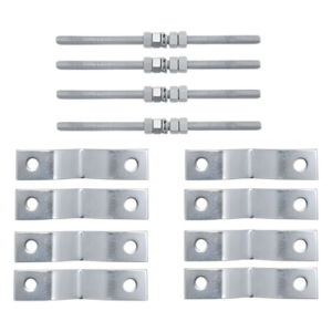 SHAKESPEARE 483 – Kit de Soporte para Antena / Acero Estructural Galvanizado / Montaje Vertical u Horizontal / Uso Rudo Exterior / 4.9 kg