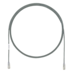 PANDUIT UTP28X1GY – Cable de Parcheo UTP / Cat6A / 28AWG / CM-LSZH / 0.30 m (1 pie) / Gris