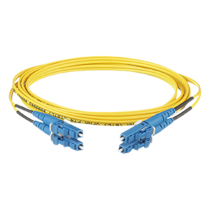 PANDUIT F92ERLNLNSNM003 – Jumper de Fibra Óptica / Monomodo OS2 9/125 / LC-LC Dúplex / OFNR Riser / 3 m (9.84 ft) / Amarillo