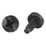 PANDUIT RGTBS-C – Tornillo de Conexión a Tierra / #12-24 x 1/2 pulgada / Cabeza Pan Head Phillips / Acero Tricromado Negro / Bolsa 100 Piezas