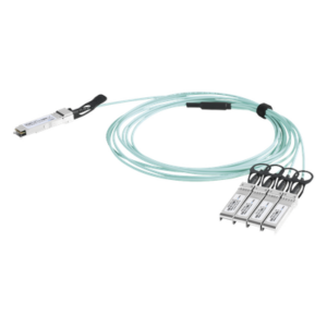 LINKEDPRO LP-AOC-40G-4X10G-2M – Cable AOC QSFP+ / 40 Gbps a 4x 10 Gbps / Fibra Óptica Activa / 2 m (6.6 ft) / Alta Densidad / Multi-Marca