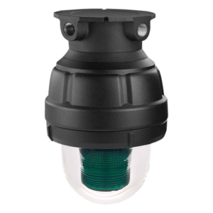 FEDERAL SIGNAL INDUSTRIAL 27XST-024-G – Luz estroboscópica a prueba de explosiones / 24 Vcd / Verde / UL cUL Clase I Div 1 Grupos C-D / IP66 IP69K / 850 candela efectiva