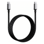 EZVIZ AK-PAC6B-N-1.5M – Cable de Carga USB-C a C / 1.5 m (4.92 ft) / Tecnología GaN / Carga Rápida 240W / Transferencia 480 Mbps / Silicona Médica / Aluminio Anodizado