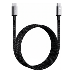 EZVIZ AK-PAC6B-N-1.5M – Cable de Carga USB-C a C / 1.5 m (4.92 ft) / Tecnología GaN / Carga Rápida 240W / Transferencia 480 Mbps / Silicona Médica / Aluminio Anodizado
